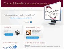 Tablet Screenshot of courartinformatica.com.br